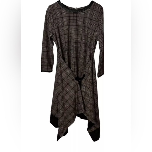 Like New SOFT SURROUNDS Plaid Dress, Size Medium - Picture 2 of 13